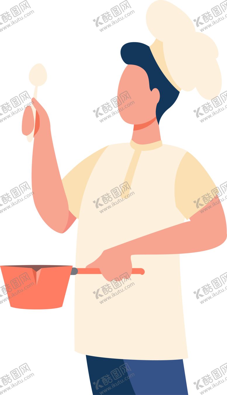编号：14041001251759091612【酷图网】源文件下载-厨师免抠图