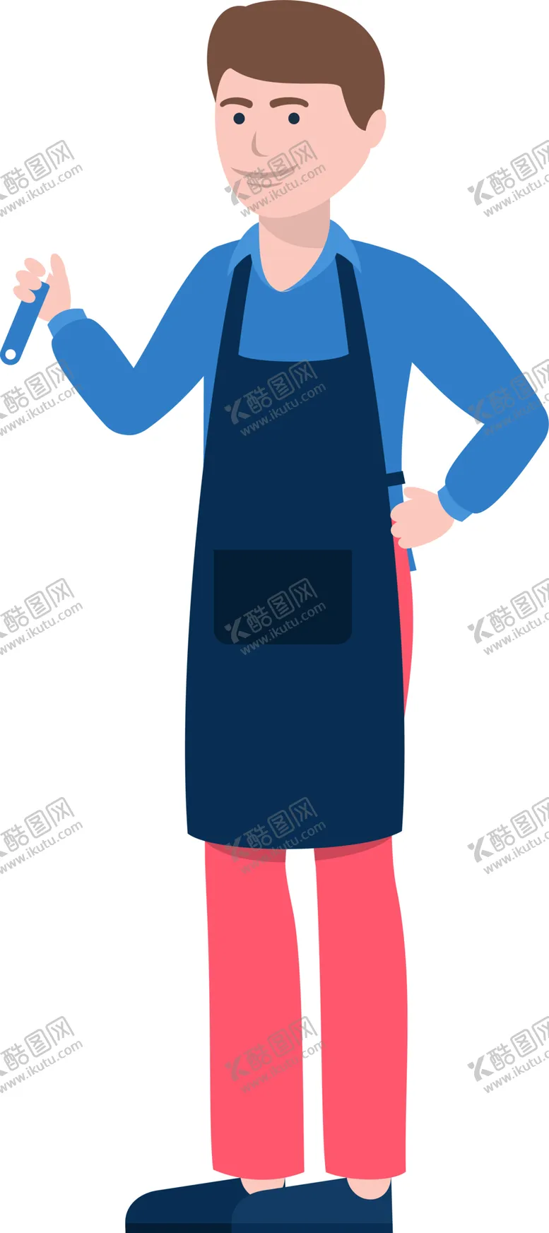 编号：23354602021739103908【酷图网】源文件下载-厨师免抠图