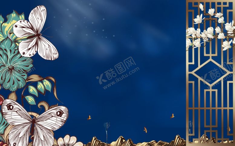 编号：24098109112312059482【酷图网】源文件下载-中国风背景墙