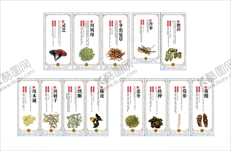 编号：14620211021925054821【酷图网】源文件下载-中药材介绍装饰