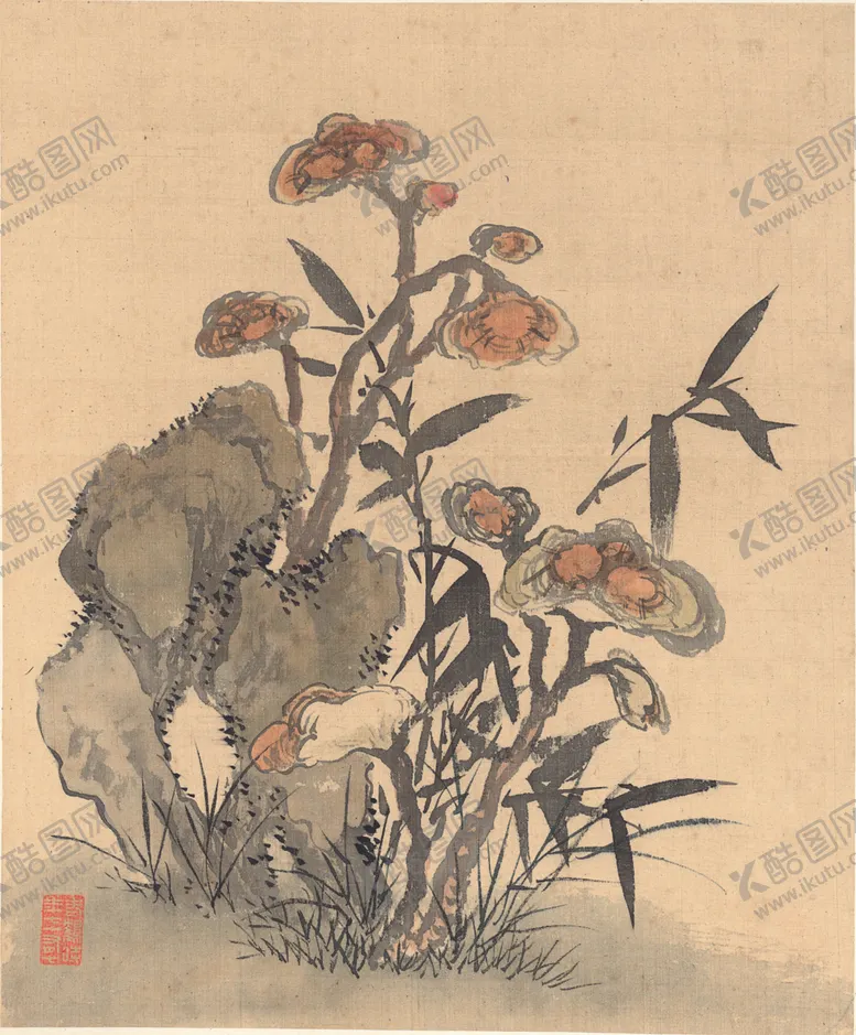 编号：97766307021123053482【酷图网】源文件下载-植物花鸟国画