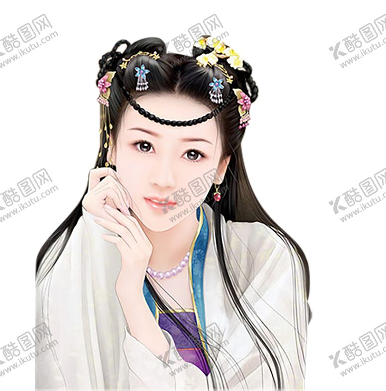编号：36190602030228486788【酷图网】源文件下载-古装帅哥美女插画图片 