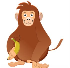 猴子卡通素材