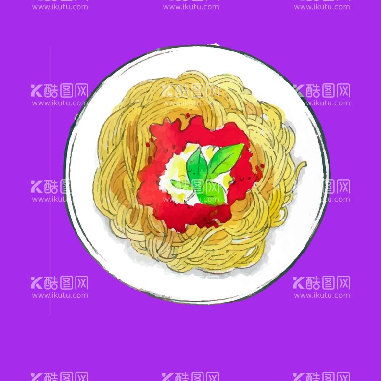 编号：24654112112025279844【酷图网】源文件下载-手绘美食佳肴