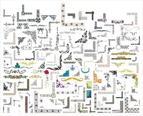 角花边框花纹花边