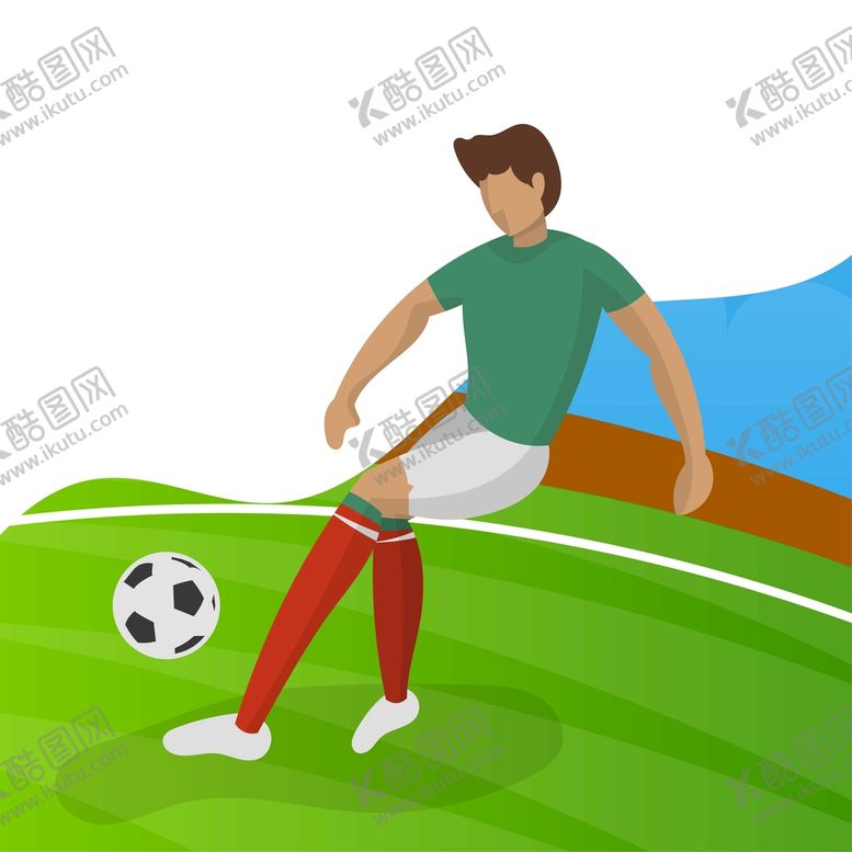 编号：21896601270459314909【酷图网】源文件下载-少年足球运动    