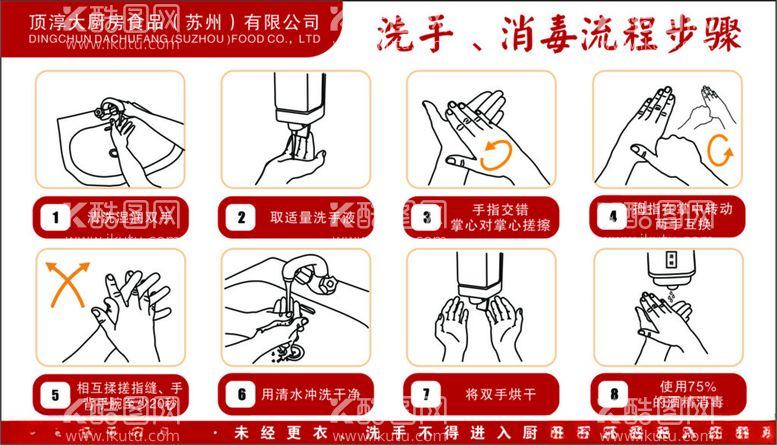 编号：99203601260257448816【酷图网】源文件下载-洗手消毒步骤