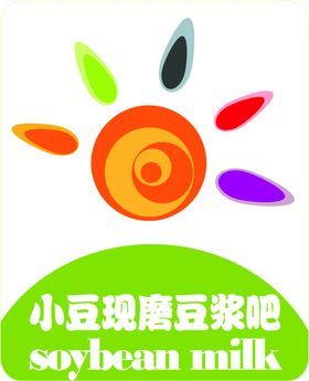 现磨豆浆LOGO