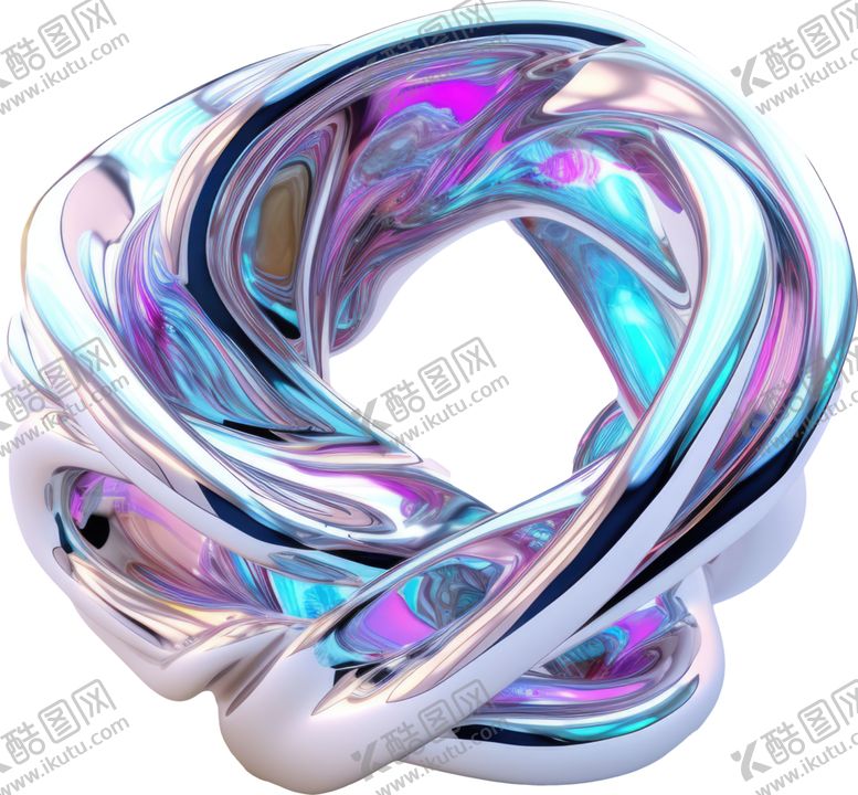 编号：44400902110745163814【酷图网】源文件下载-金属虹彩图形糖果色图形