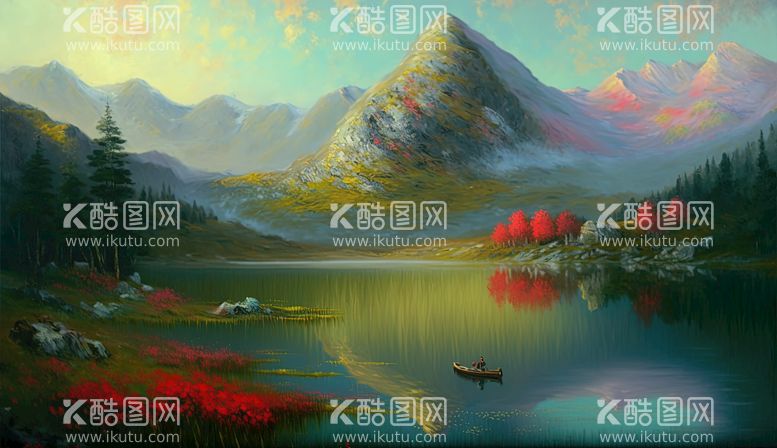 编号：49387011032047088485【酷图网】源文件下载-风景油画