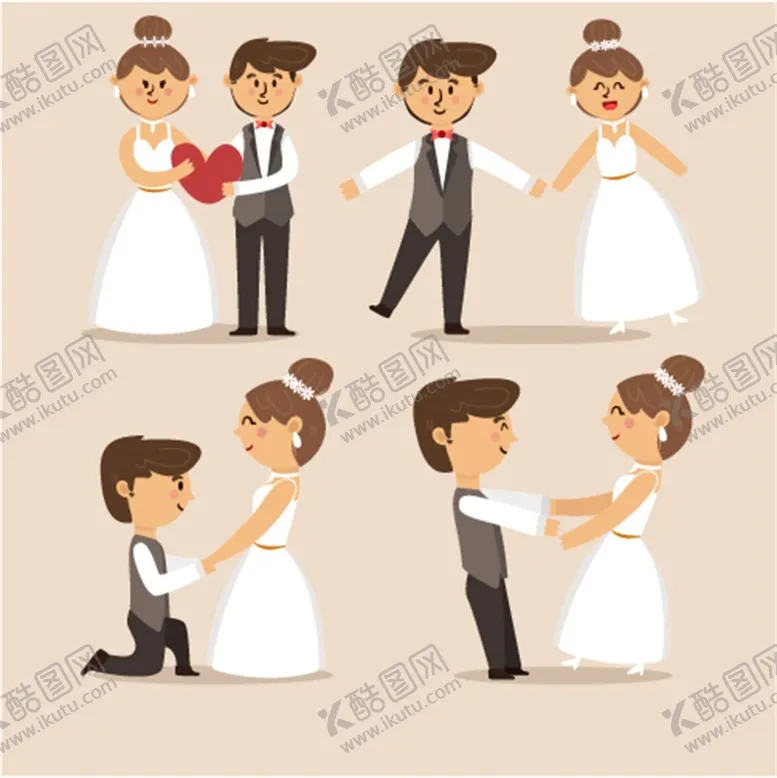 编号：62457201300443051375【酷图网】源文件下载-卡通婚礼