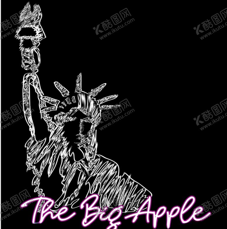 编号：77506009201547548200【酷图网】源文件下载-线性自由女神像