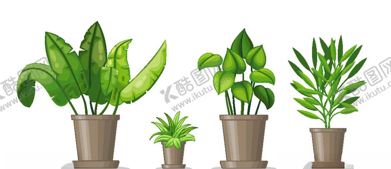 编号：16902207141039513748【酷图网】源文件下载-绿色植物矢量素材