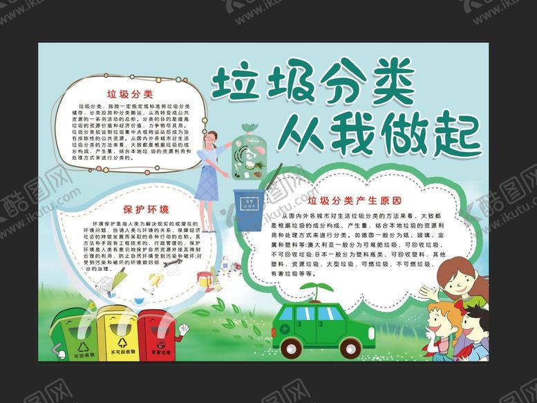 编号：34510809172326017518【酷图网】源文件下载-垃圾分类手抄报