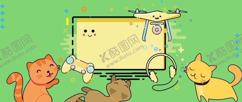 编号：83042507130748052169【酷图网】源文件下载-猫插画