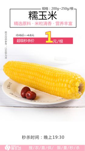 香甜糯玉米包装