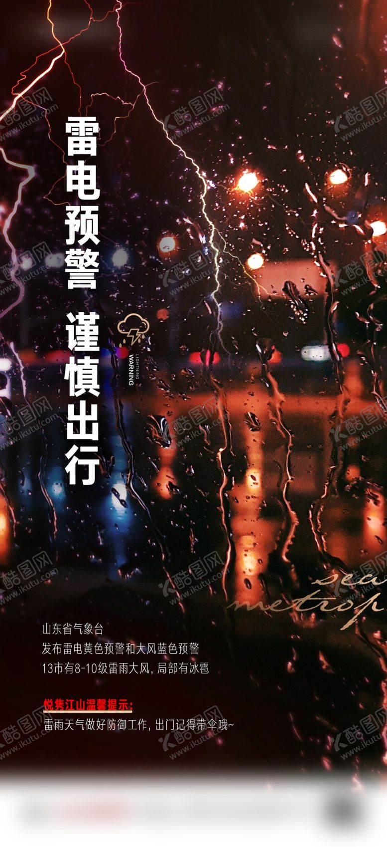 编号：76770005030601539915【酷图网】源文件下载-地产天气海报