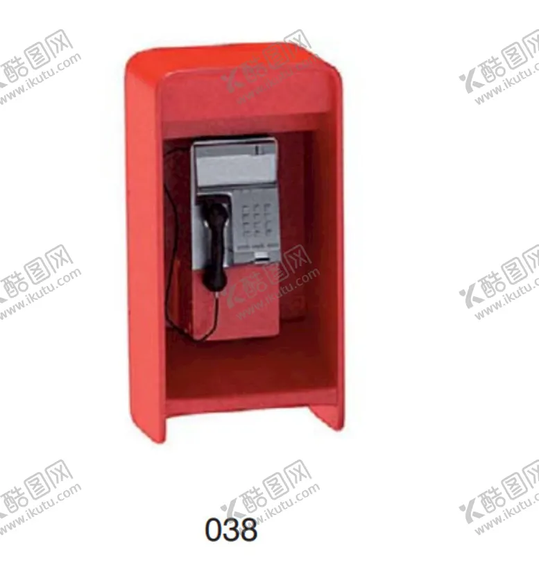 编号：79000601131533574283【酷图网】源文件下载- C4D模型  电话亭 