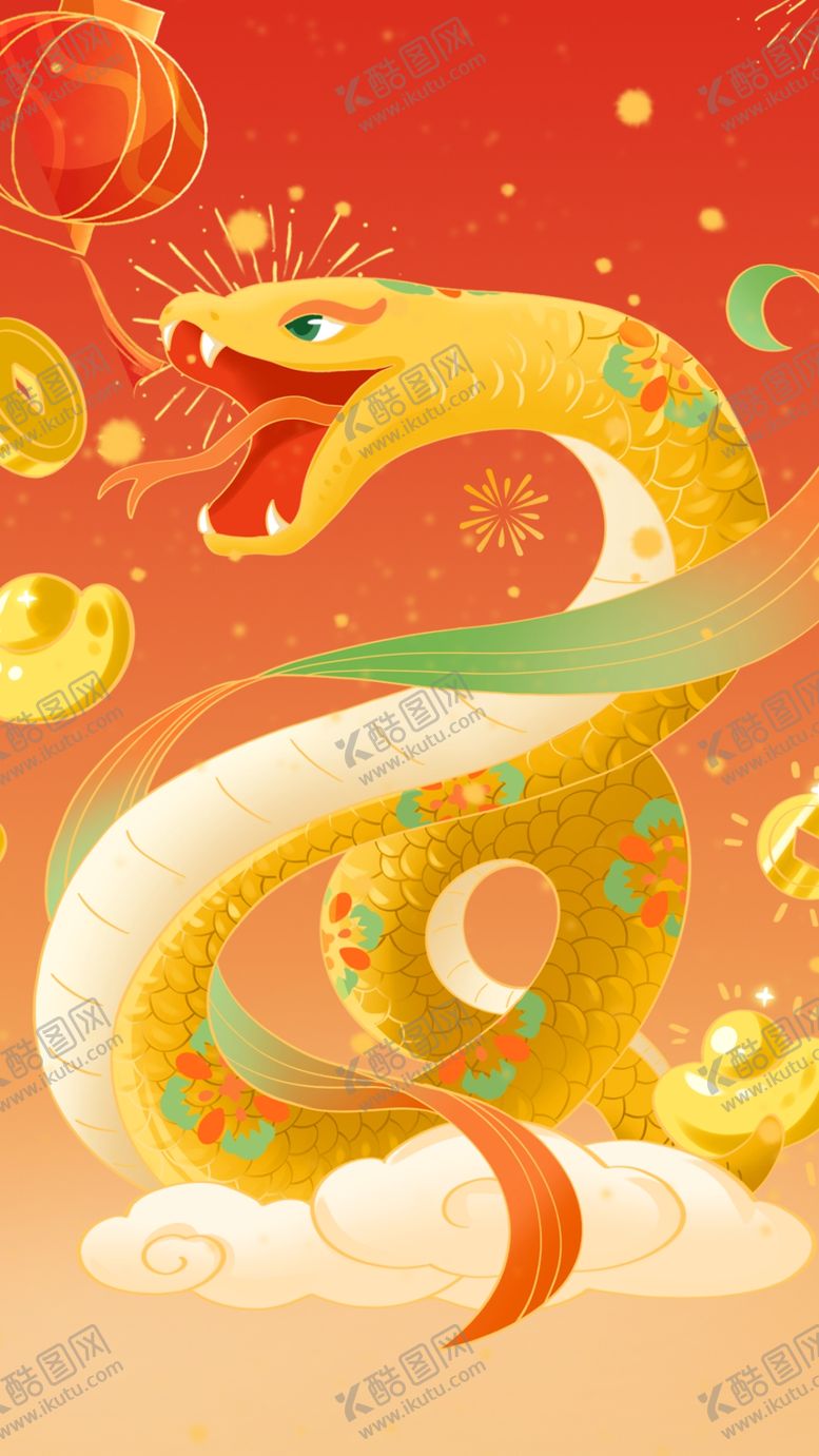 编号：81658103010543031302【酷图网】源文件下载-蛇年海报