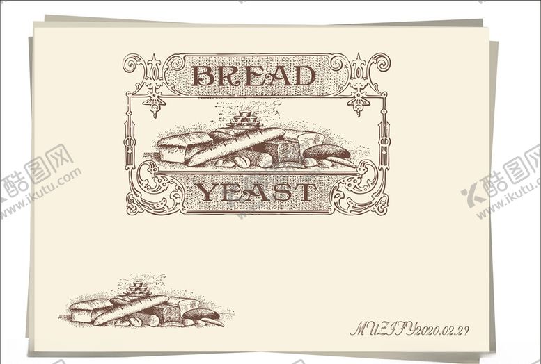 编号：15922810030225122691【酷图网】源文件下载-法棍面包美食券