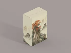盒子样机化妆品贴图长方包装