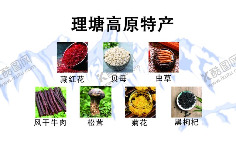 编号：45300702161936097439【酷图网】源文件下载-高原特产名片