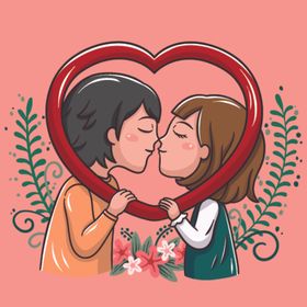 卡通情侣