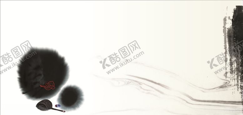 编号：44485205171645591171【酷图网】源文件下载-毛笔点墨