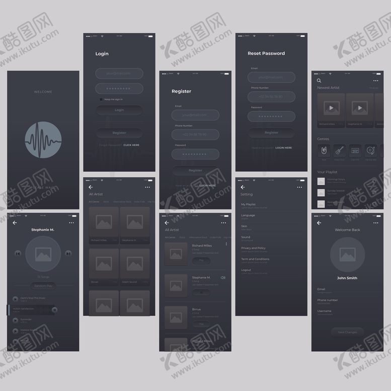 编号：64652704250434336813【酷图网】源文件下载-UI界面设计
