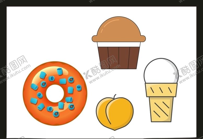 编号：22223410130157068614【酷图网】源文件下载-卡通美食餐饮
