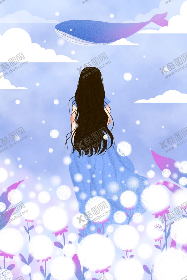 编号：80126409151450066902【酷图网】源文件下载-鲸鱼插画