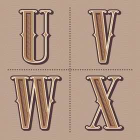 字母效果