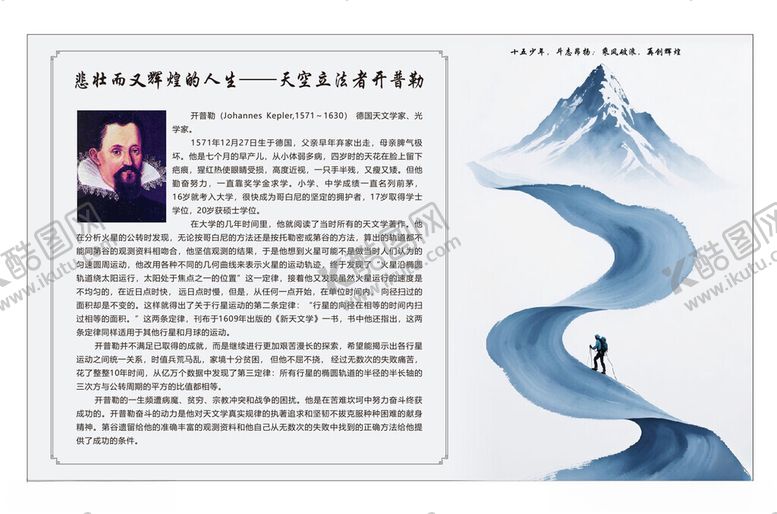 编号：35885604301704436431【酷图网】源文件下载-班级文化开普勒简介