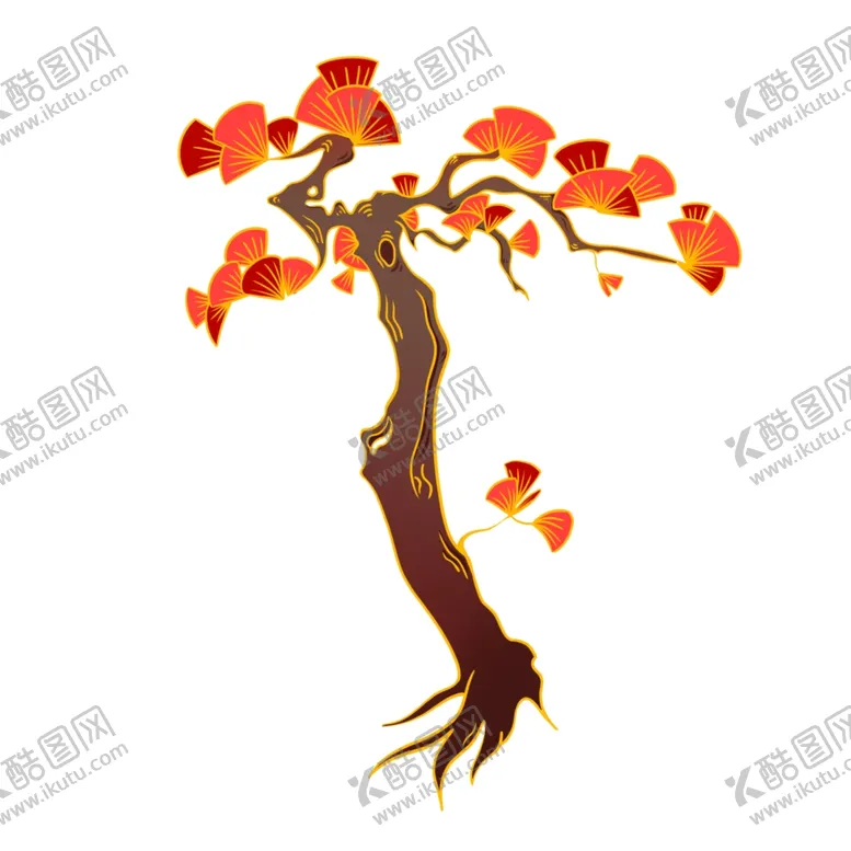 编号：20821602190506554480【酷图网】源文件下载-树叶树枝树干元素素材