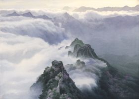 水墨长城