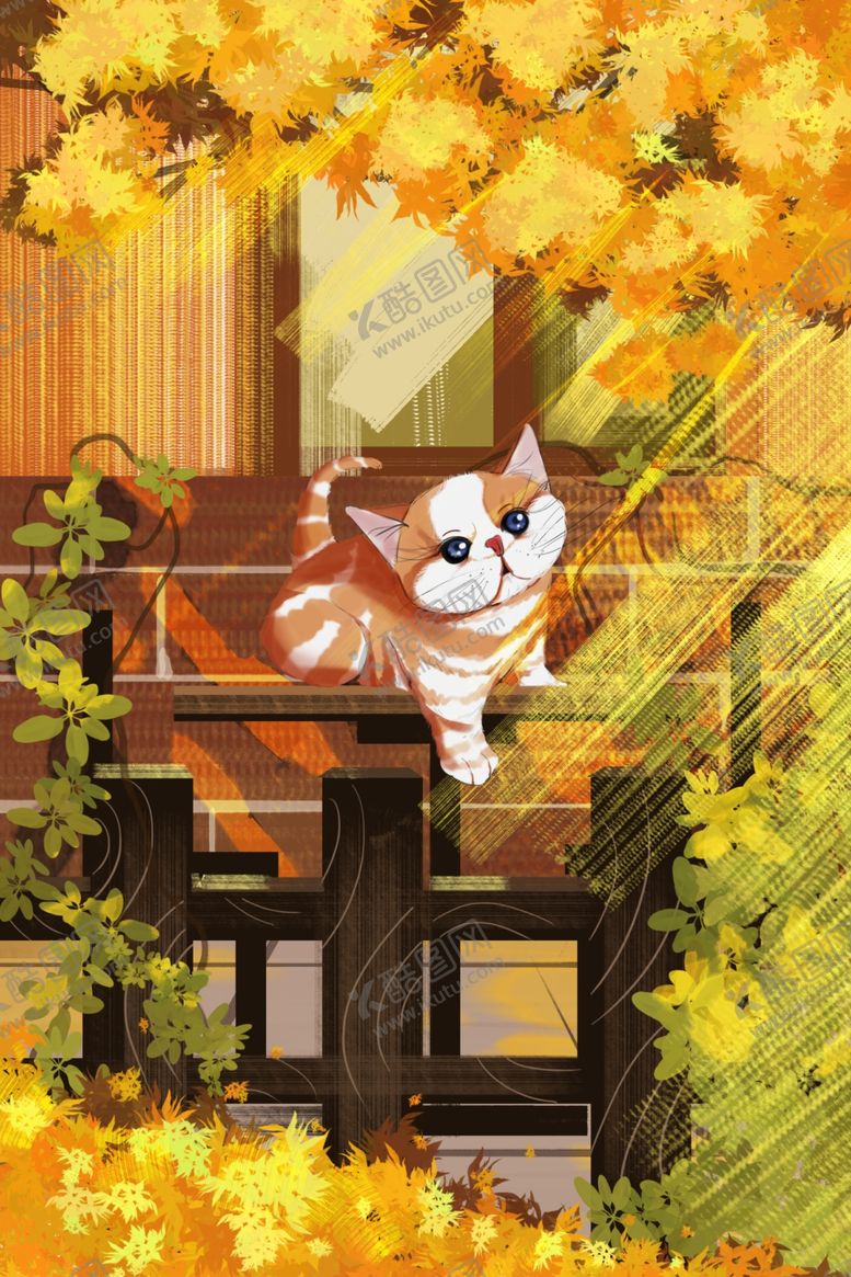 编号：30710109111500216278【酷图网】源文件下载-立秋插画