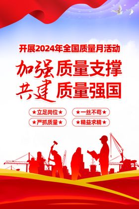 2024全国质量月海报