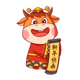 卡通牛