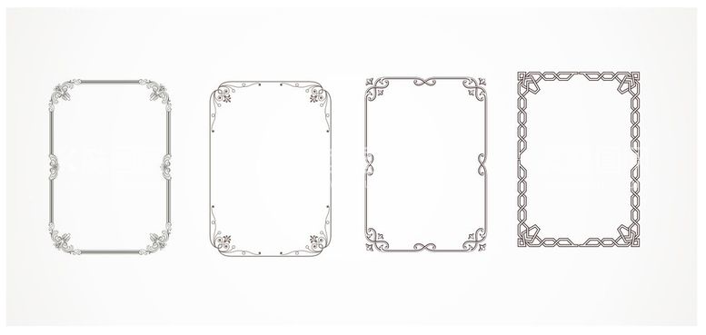 编号：15825712230613295183【酷图网】源文件下载-欧式花纹花框