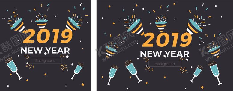 编号：83846609291539506641【酷图网】源文件下载-新年海报模板