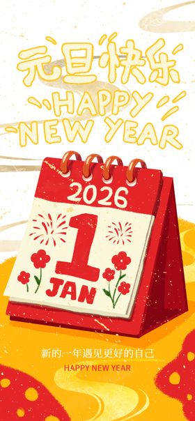 元旦海报