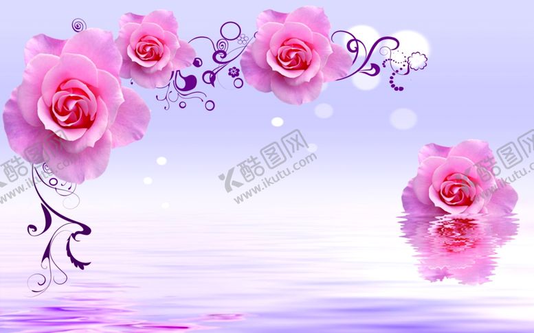 编号：82246110020658588726【酷图网】源文件下载-玫瑰花背景