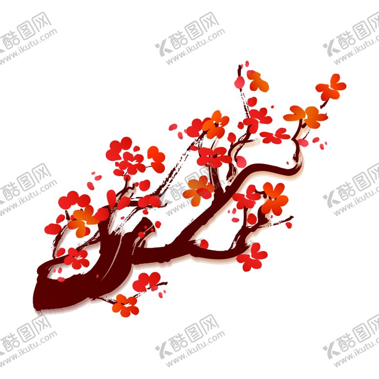 编号：30354210191732561913【酷图网】源文件下载-中国风水墨梅