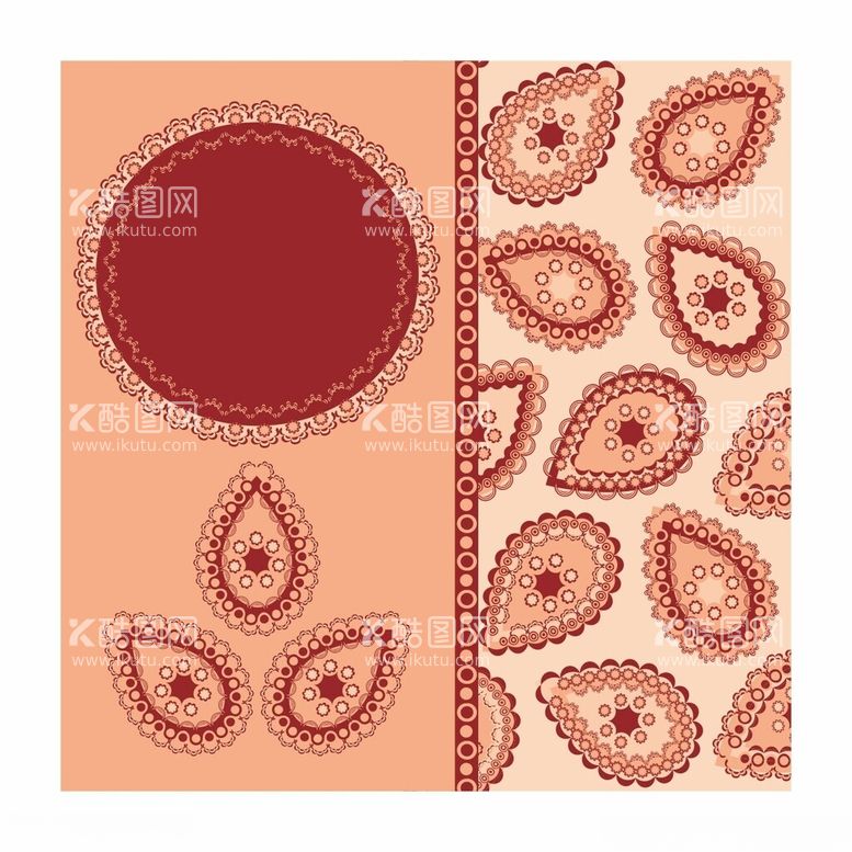 编号：41419212200707412452【酷图网】源文件下载-精美装饰图案背景花纹