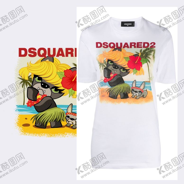 编号：84008310300824533235【酷图网】源文件下载-大牌T恤女装