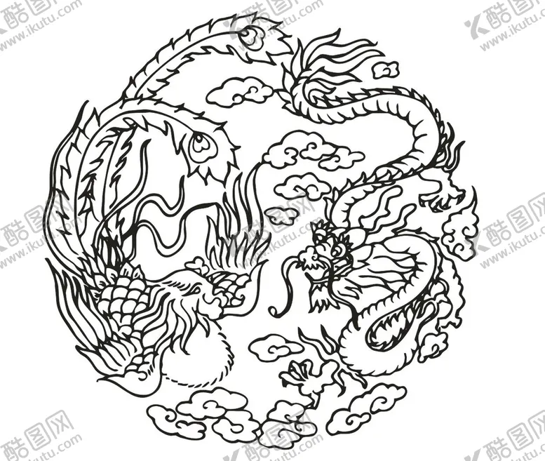 编号：78268612031536596959【酷图网】源文件下载-传统纹样矢量图