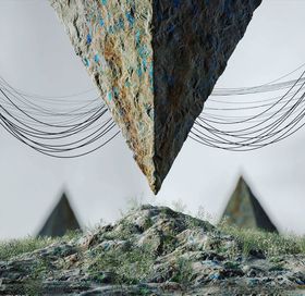 C4D模型山地