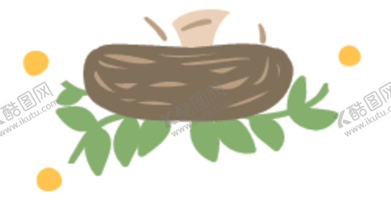 编号：10787010071944031581【酷图网】源文件下载-手绘鸟窝