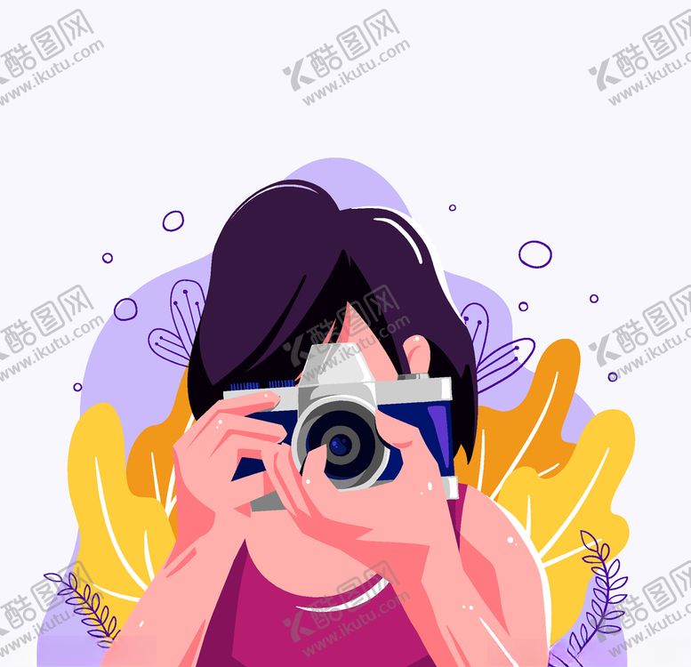 编号：85027505050951211823【酷图网】源文件下载-卡通照相机