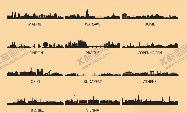 编号：59975210130120486359【酷图网】源文件下载-城市剪影
